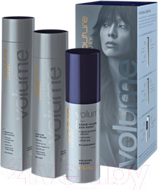 Изображение товара Набор косметики для волос Estel Haute Couture Volume Шампунь 300мл+Бальзам 250мл+Спрей-объем 100