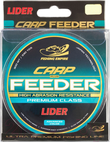 Изображение товара Леска монофильная Fishing Empire Lider Carp Plus Black 0.20мм 300м / BL-020