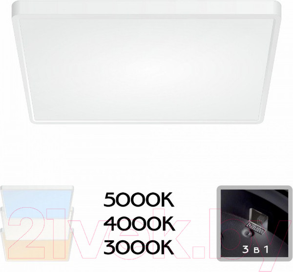 Изображение товара Потолочный светильник Citilux Бейсик CL738K500V (белый)