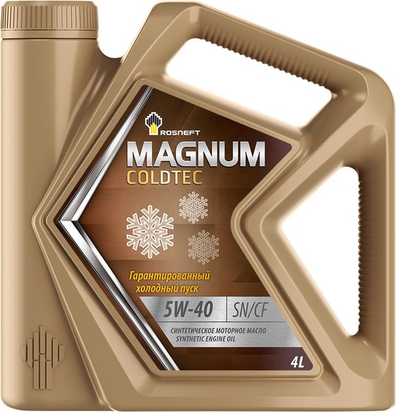 Изображение товара Моторное масло Роснефть Magnum Coldtec 5W40 (4л)