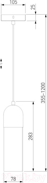 Изображение товара Потолочный светильник Евросвет 50180/1 (дымчатый)