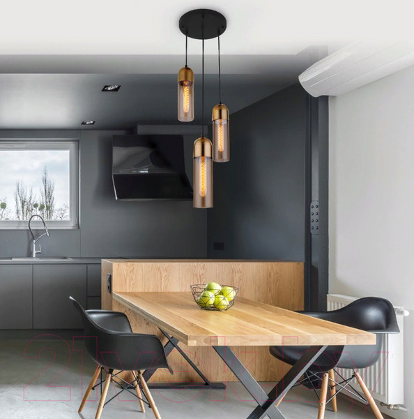 Изображение товара Люстра Евросвет 50180/3 (янтарный)