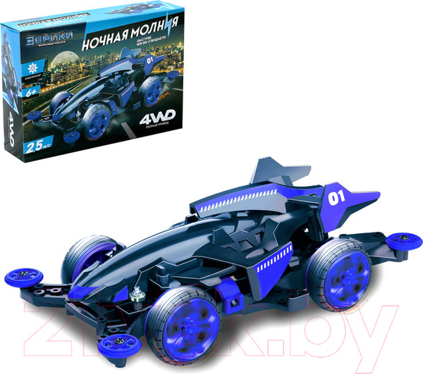 Изображение товара Конструктор электромеханический Эврики Ночная молния 4WD / 3102428