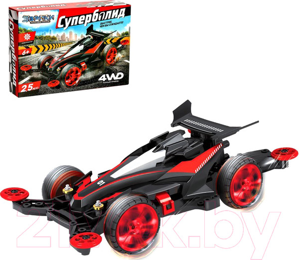 Изображение товара Конструктор электромеханический Эврики Суперболид 4WD / 3102429