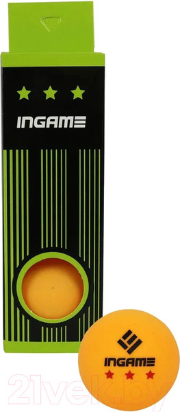 Изображение товара Набор мячей для настольного тенниса Ingame IG020 (3шт)