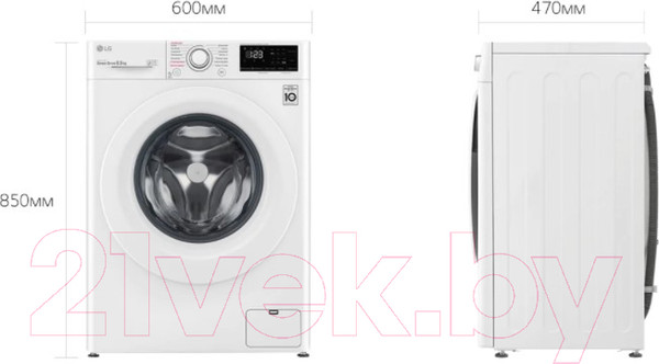 Изображение товара Стиральная машина LG AI DD F2V3GS3W