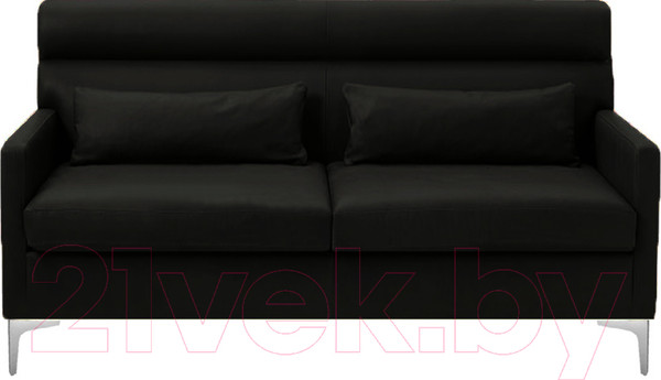 Изображение товара Диван Brioli Отто двухместный (L22/черный)