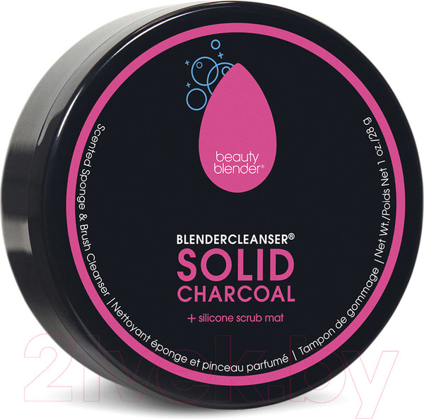 Изображение товара Средство для очищения кистей/спонжей Beautyblender Blendercleanser Solid Charcoal (30г)