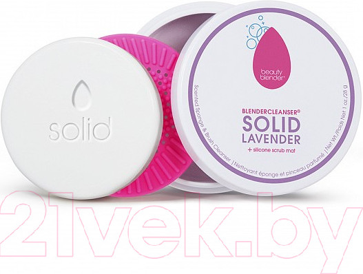 Изображение товара Средство для очищения кистей/спонжей Beautyblender Blendercleanser Solid Lavender (15г)