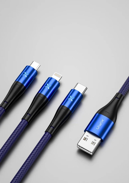Изображение товара Кабель Xipin LX29 Lightning (синий)