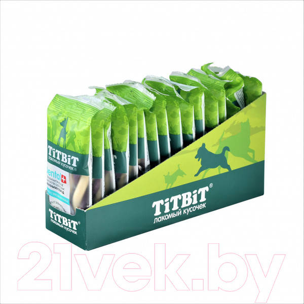 Изображение товара Лакомство для собак TiTBiT Dental+ Косичка с мясом кролика / 14073