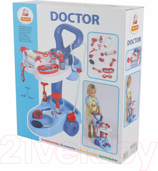Изображение товара Набор доктора детский Полесье Доктор / 36582 (в коробке)
