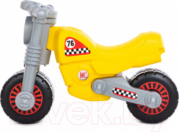 Изображение товара Каталка детская Полесье Моторбайк / 37923 (желтый)