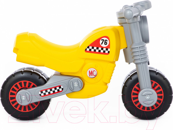 Изображение товара Каталка детская Полесье Моторбайк / 37923 (желтый)