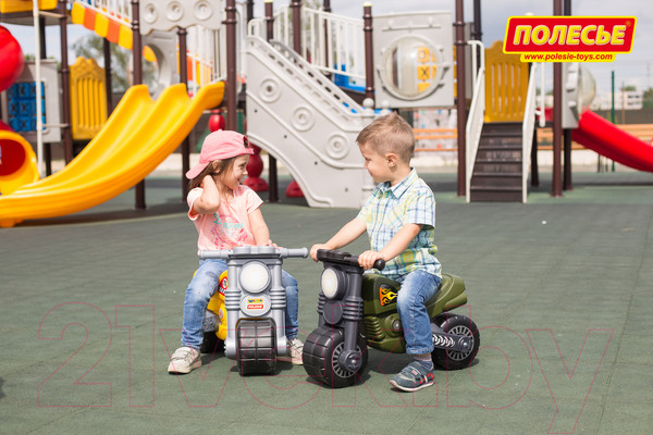 Изображение товара Каталка детская Полесье Моторбайк / 37923 (желтый)
