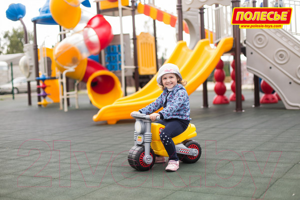 Изображение товара Каталка детская Полесье Моторбайк / 37923 (желтый)
