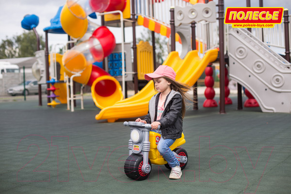 Изображение товара Каталка детская Полесье Моторбайк / 37923 (желтый)