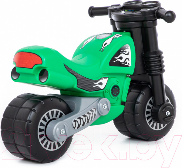 Изображение товара Каталка детская Полесье Моторбайк / 40480 (зеленый)