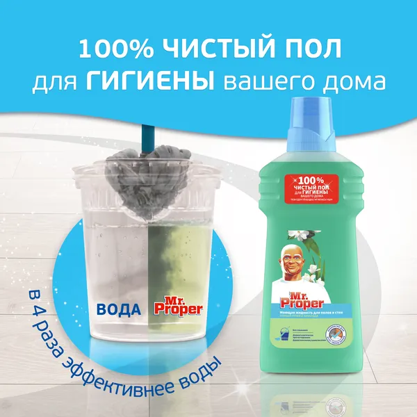 Изображение товара Чистящее средство для пола Mr.Proper Горный ручей и прохлада (500мл)