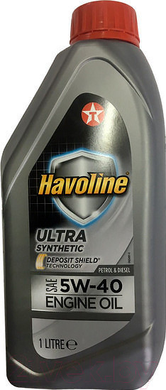 Изображение товара Моторное масло Texaco Havoline Ultra 5W40 / 840310NKE (1л)