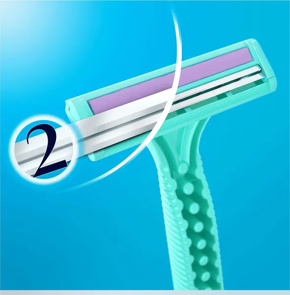 Изображение товара Набор бритвенных станков Gillette Simply Venus 2 одноразовые для женщин (2шт)