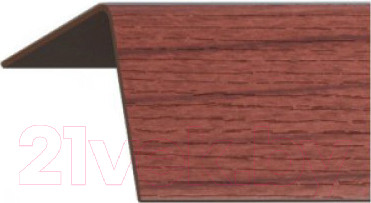 Изображение товара Уголок отделочный Rico Moulding 140 Вишня Виньола с тиснением (40x40x2700)