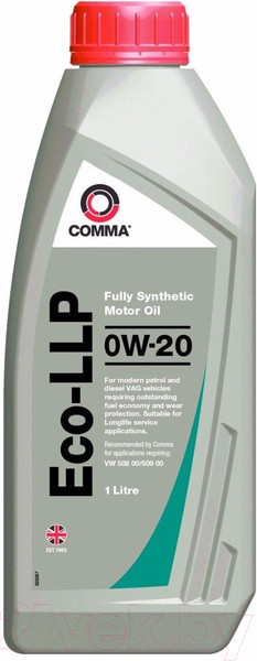 Изображение товара Моторное масло Comma Eco-LLP 0W20 / ECOLLP1L (1л)