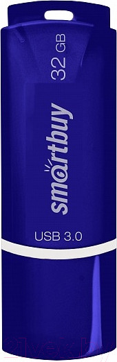 Изображение товара USB flash накопитель SmartBuy Crown Blue 32Gb (SB32GBCRW-Bl)