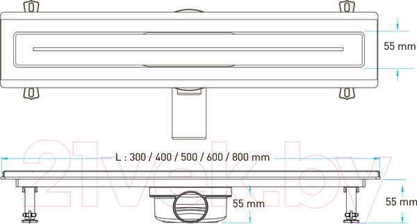 Изображение товара Трап для душа Valtemo Queenline Smart VLD-542620