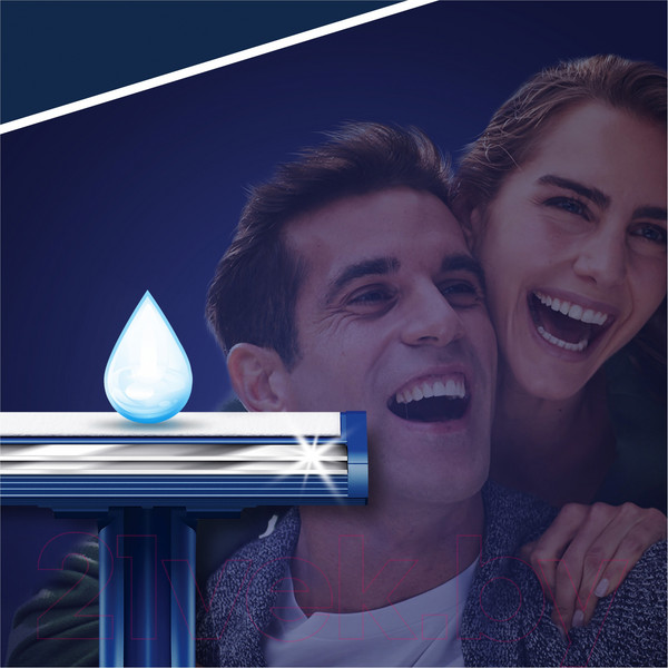 Изображение товара Набор бритвенных станков Gillette Blue II (5шт)