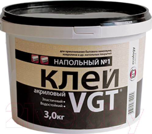Изображение товара Клей для напольных покрытий VGT №1 Эконом (3кг)
