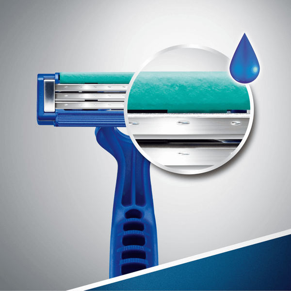 Изображение товара Набор бритвенных станков Gillette Blue Simple3 одноразовые (4шт)