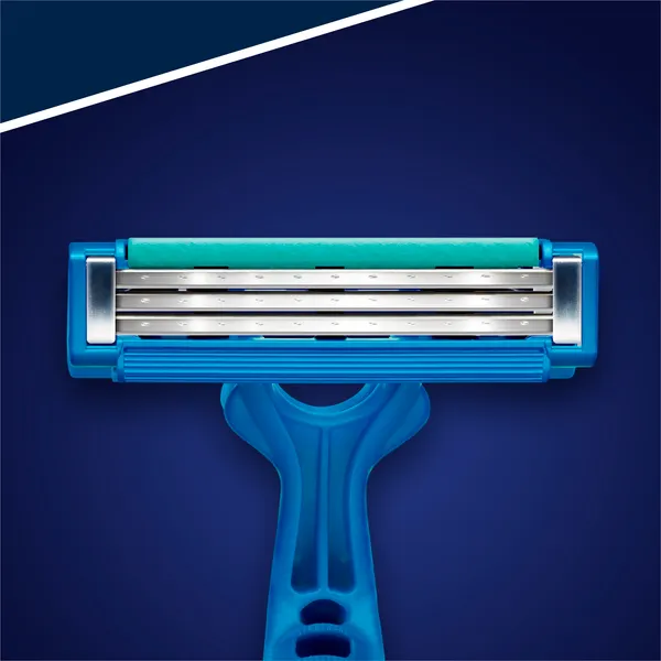Изображение товара Набор бритвенных станков Gillette Blue Simple3 одноразовые (8шт)