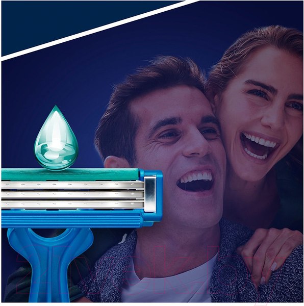 Изображение товара Набор бритвенных станков Gillette Blue Simple3 одноразовые (8шт)