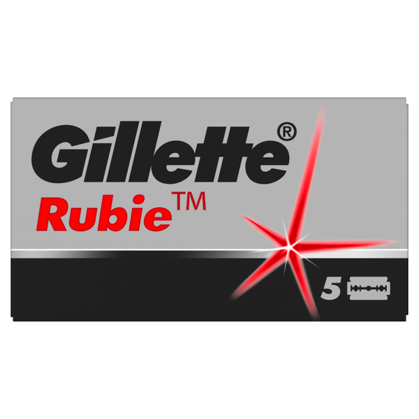 Изображение товара Набор лезвий для бритвы Gillette Rubie Platinum Plus для безопасных бритв (5шт)