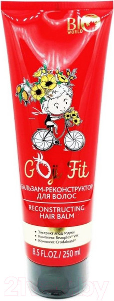 Изображение товара Бальзам для волос Bio World Goji Fit Реконструктор (250мл)