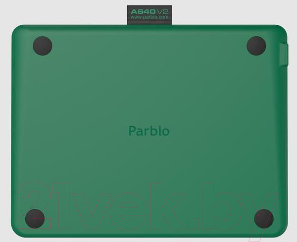 Изображение товара Графический планшет Parblo A640 V2 (зеленый)