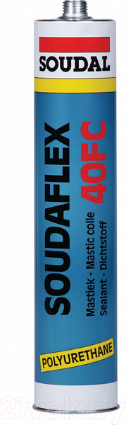Изображение товара Клей-герметик Soudal Soudaflex 40FC (300мл, черный)