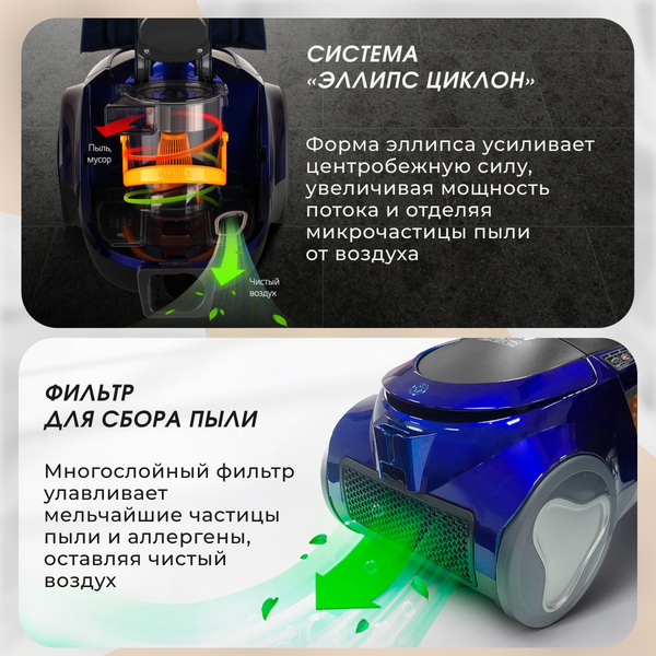 Изображение товара Пылесос LG VC5420NHTW