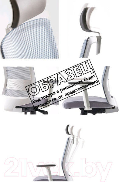 Изображение товара Кресло офисное Bestuhl S30 Black Pl без подголовника с регулируемыми подлокотниками (черная сетка/черная ткань)