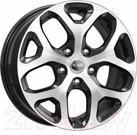 Изображение товара Литой диск K&K КС869 Octavia 16x6.5" 5x112мм DIA 57.1мм ET 46мм Алмаз черный