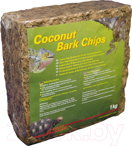 Изображение товара Грунт для террариума Lucky Reptile Coconut Bark Chips / CB-M (1кг, коричневый)