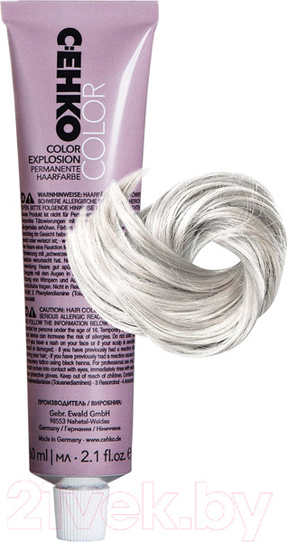 Изображение товара Крем-краска для волос C:EHKO Color Explosion 12/98 (платиновый блондин сандре-фиолетовый)