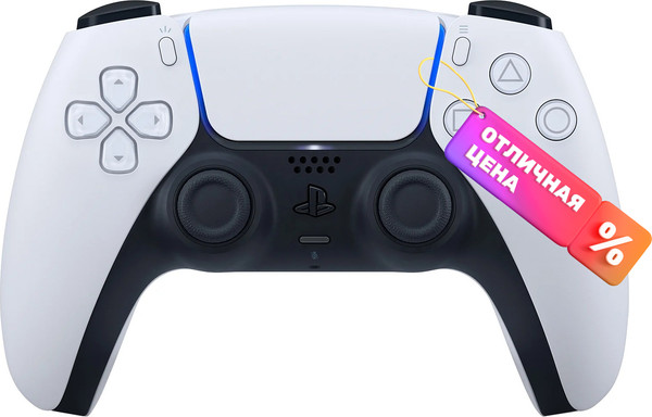 Изображение товара Геймпад Sony PS5 DualSense (белый)