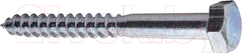 Изображение товара Шуруп Starfix Шестигранная головка 6x140 DIN 571 / SM-59811-900 (900шт, оцинкованный)