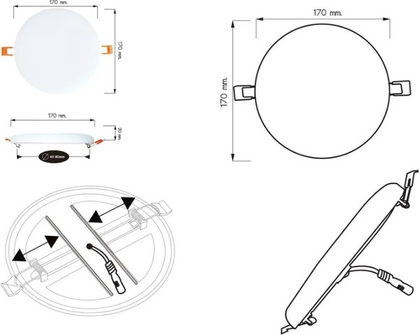 Изображение товара Точечный светильник Arte Lamp Prior A7983PL-1WH
