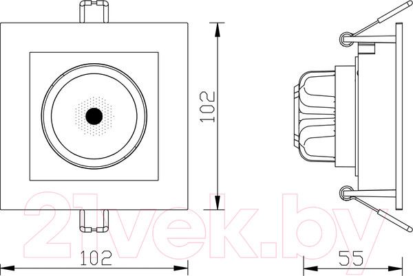 Изображение товара Точечный светильник Arte Lamp Grado A2705PL-1WH