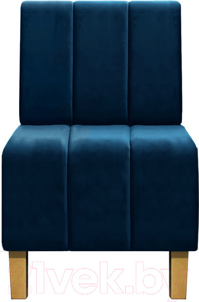 Изображение товара Кресло мягкое Brioli Руди полоса (B69/синий)