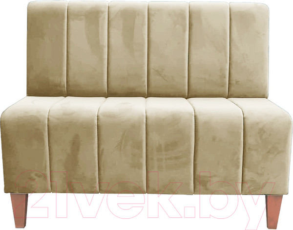 Изображение товара Диван Brioli Руди полоса двухместный (B2/бежевый)