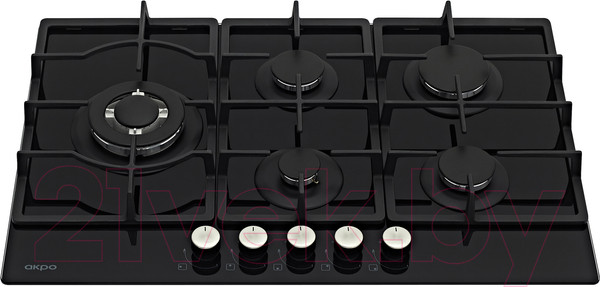 Изображение товара Газовая варочная панель Akpo PGA 755 WGC-T BL